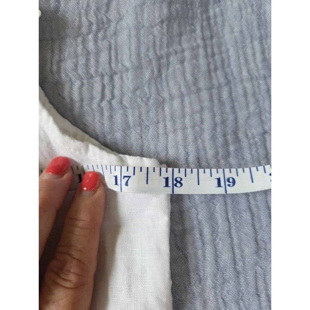 NWTs White Cotton Matching Shorts & Top Set Made In Italy Size 12-14 (Youth)